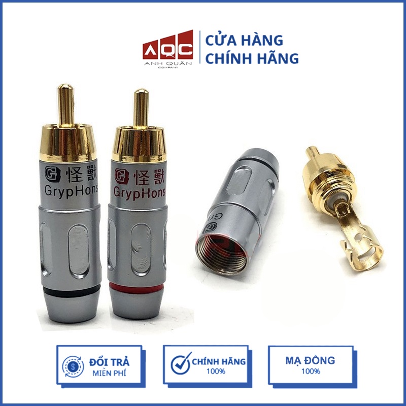 Đầu Jack AV Hàn Cao Cấp Nội Địa Đồng Pha HÀNG ĐẸP CHÍNH HÃNG - GIÁ 1 CÁI