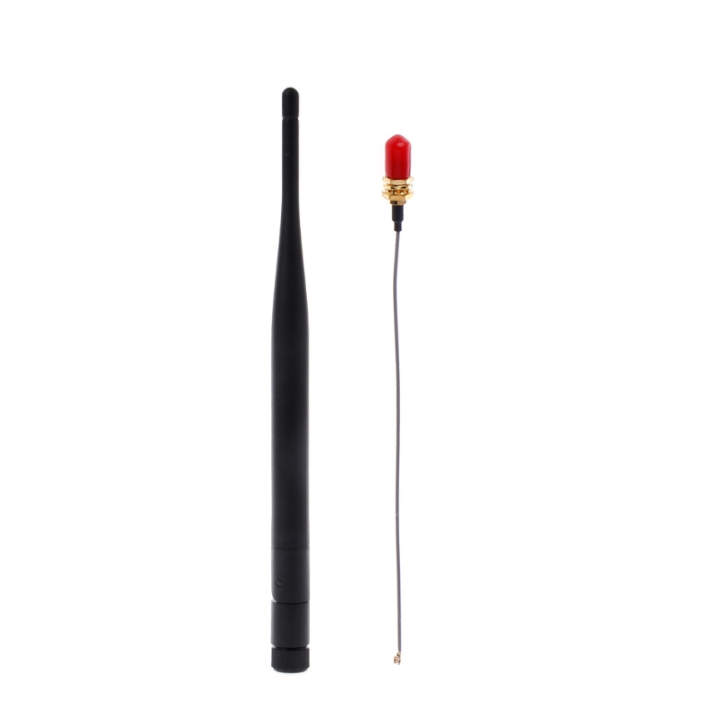 RP-SMA Male 868 MHz 5dBi Wireless Antenna Router Antenna+15cm RP SMA Female to IPX 1.13 Cable