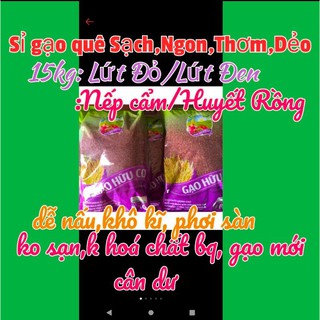 Sỉ toàn quốc 12kg gạo lứt ngon sạch giảm cân