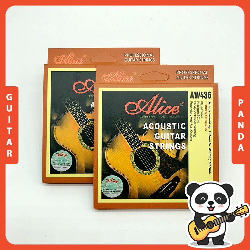 Dây Đàn Guitar Acoustic Alice 436 (Alice AW436), Alice 432 (Alice AW432), Alice 406 (Alice A406)