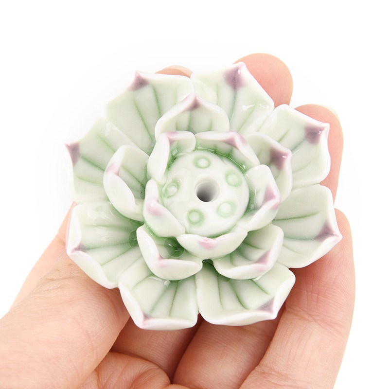 Đế Gốm Hl Họa Tiết Hoa Sen 1 / 3 Lỗ