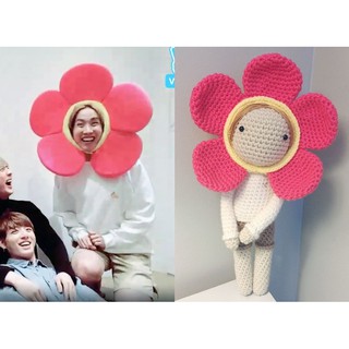 Mũ hoa, mũ chuối, mũ Tata cho doll 20cm cheap moment idol Kpop BTS, TXT,...