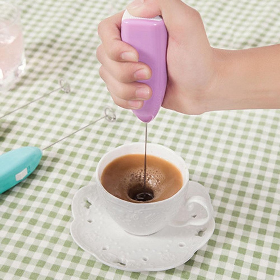 Máy Đánh Trứng Tạo Bọt Cafe Cầm Tay Mini Sử Dụng Pin 3A Kèm 3 Nút Điều Chỉnh Tốc Độ -linhkien