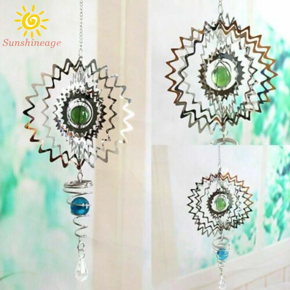 Chimes Wind Spinner Stainless Steel Kinetic 3D Metal Home Outdoor Garden Decor XSwIULvS iMPRaL RiHWpXb TctsJGqH