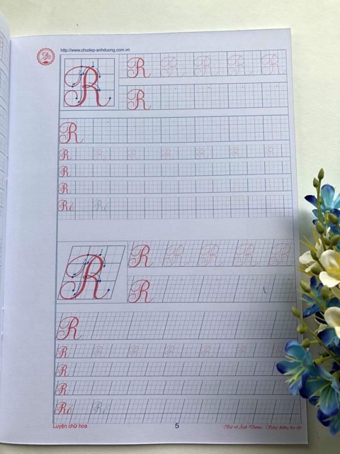 Vở luyện chữ đẹp cho học sinh Tiểu học