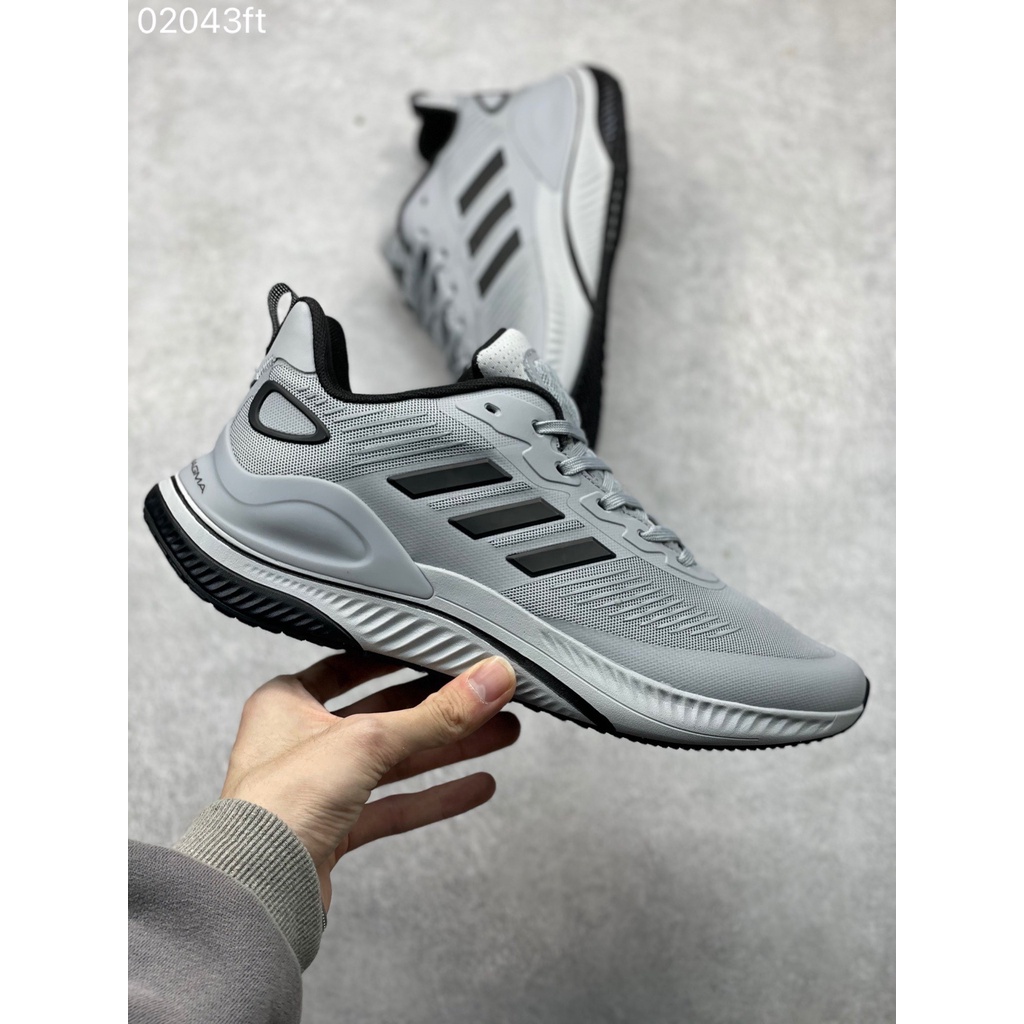 Giầy thể thao sneaker alpha magma xám phun giầy học sinh