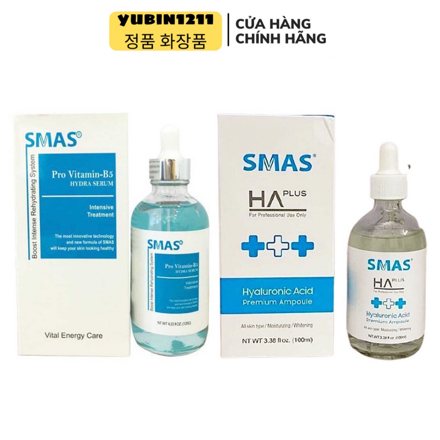 Serum Cấp Ẩm Phục Hồi Da SMAS / S MAS Pro Vitamin B5 Hydra Serum 120ml