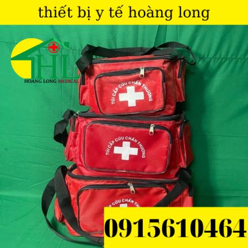 Túi Cứu Thương Màu Đỏ Cỡ Đại 34x22x22cm - Túi Y Tế