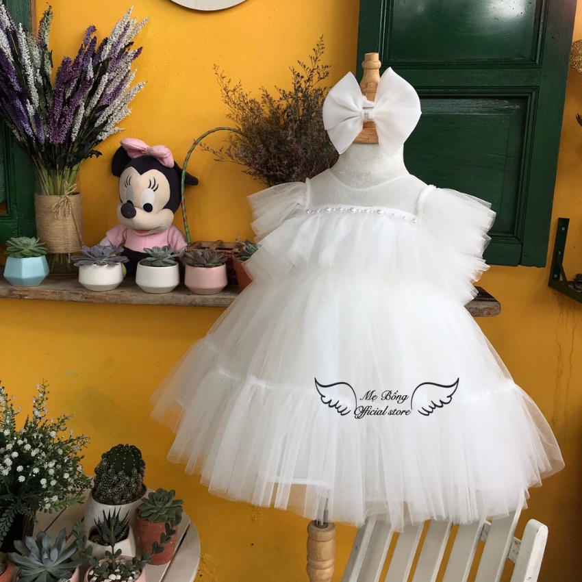 Đầm công chúa viền cườm cho bé gái-Thời trang cho bé-váy công chúa cho bé gái, Váy TRẺ EM-Đầm BÉ GÁI-Mẹ BốngPrincess dre