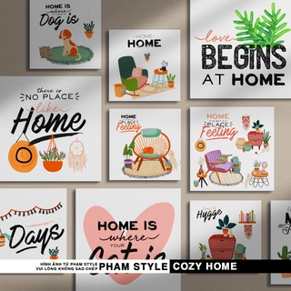 Tranh canvas treo tường cozy home