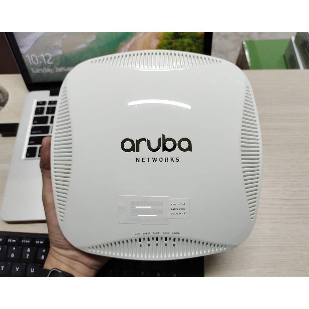 Wifi chuyên dụng Aruba IAP-225 RW Full Box kèm nguồn 12V, chấn đế treo trần | BigBuy360 - bigbuy360.vn