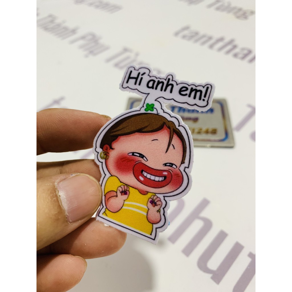 Tem Stiker Quỳnh AK dán xe máy, laptop, nón bảo hiểm(giá 1 tem)