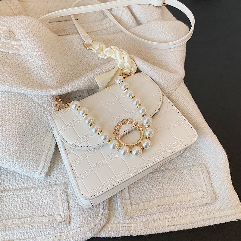 Faya - Túi xách đi tiệc da vân phối châu sang trọng T1106