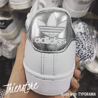 Giày thể thao Adidas Superstar White Silver