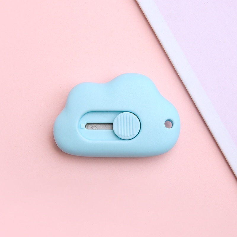 Dao Rọc Giấy Mini Hình Đám Mây Tiện Dụng