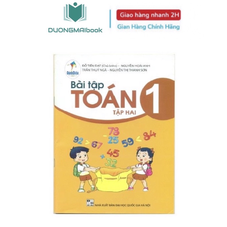 Sách - Bài tập toán 1 tập 2 (Cánh Diều)