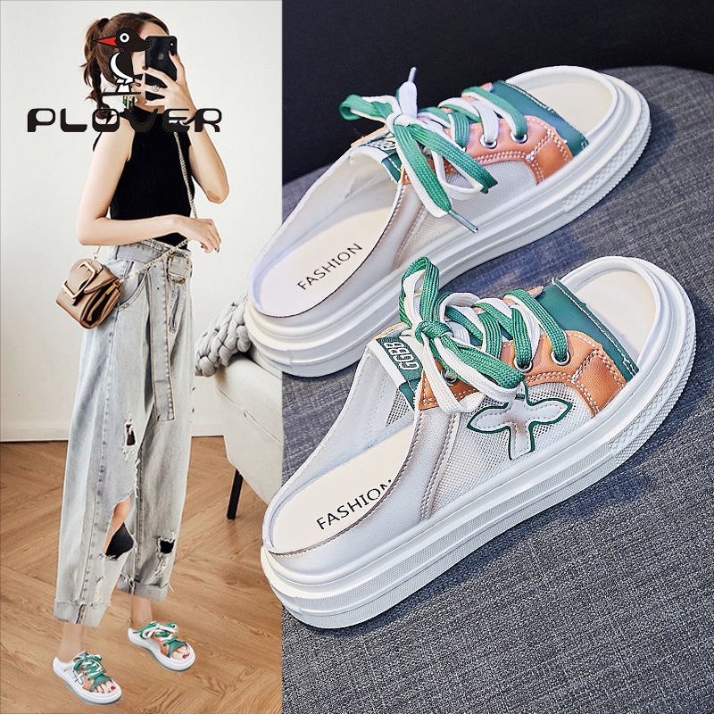 Xăng đan Canvas Thoáng Khí Thời Trang Đi Biển Mùa Hè Mới Cho Nữ