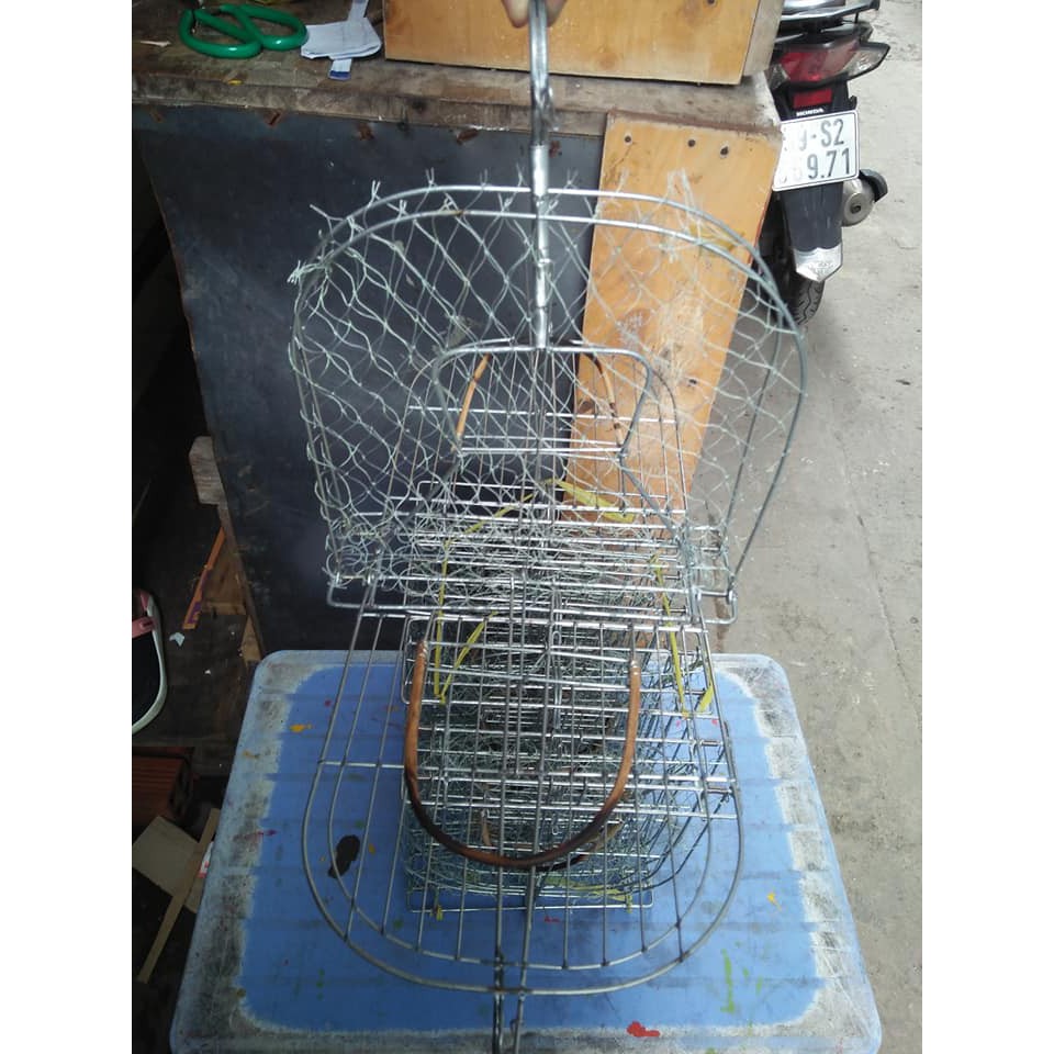 Mẹt bẫy 2 mặt hàng mạ kẽm  bẫy các loại chim