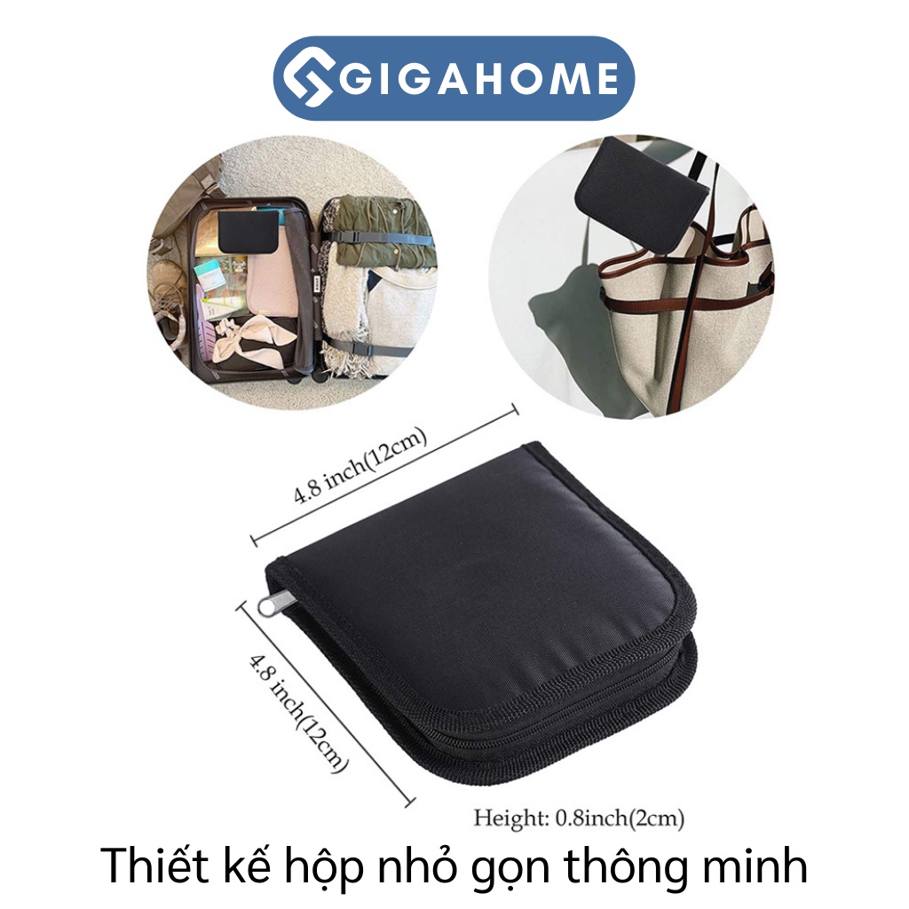 Bộ Kim Chỉ Gia Đình Trộn Bộ GIGAHOME Kèm Bao Đựng Gấp Gọn Tiện Lợi 7595
