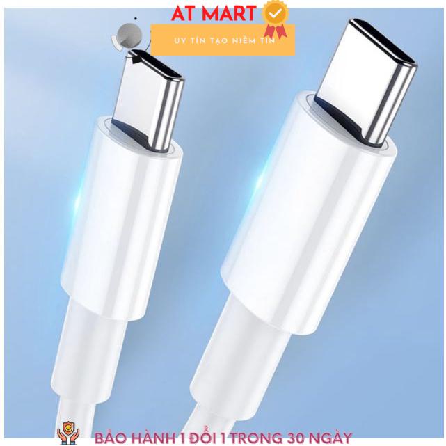 Cáp Sạc Nhanh 60W - Cáp USB TYPE C TO TYPE C Dài 2m dây sạc chính hãng chân Micro USB và Type C