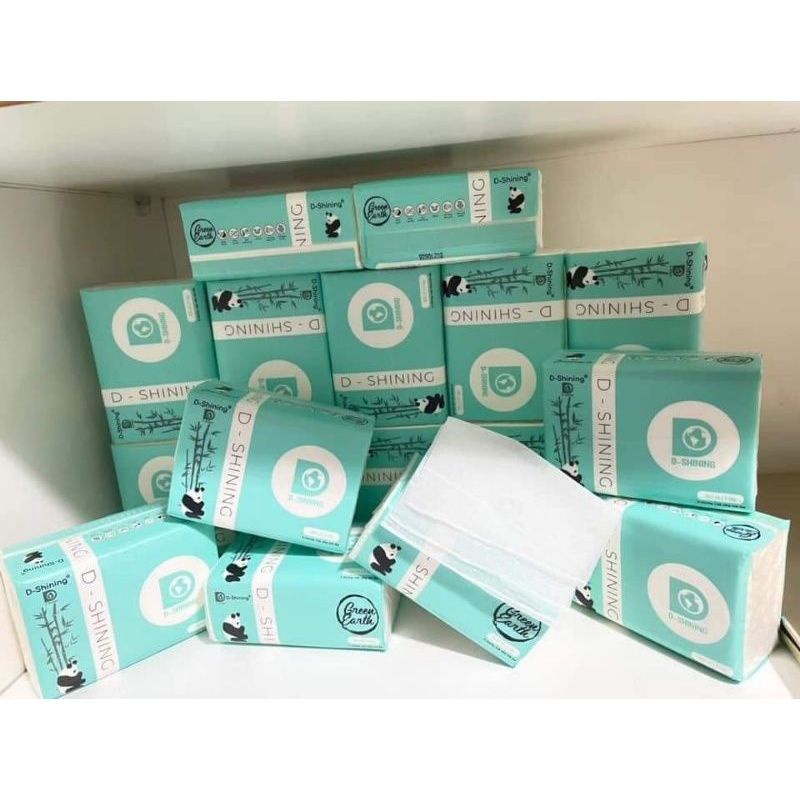 Giấy ăn gấu trúc DSHINING thùng 30 gói