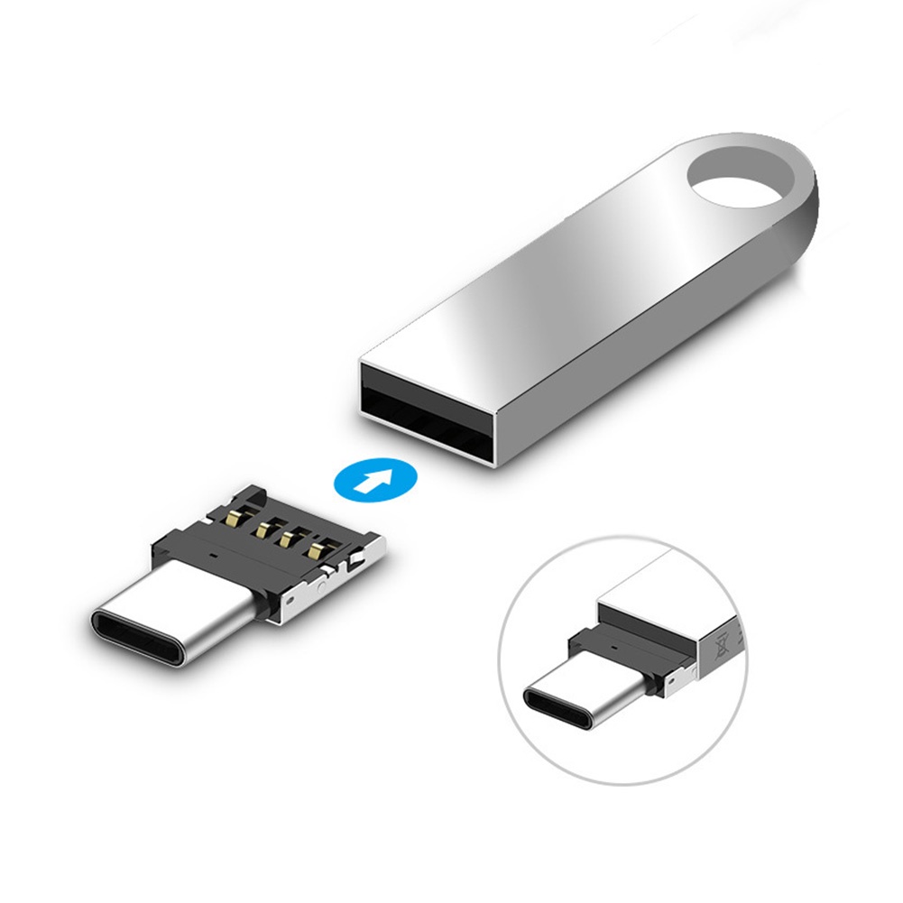 Đầu chuyển đổi OTG USB sang type-C đa năng cho điện thoại/máy tính bảng chất lượng