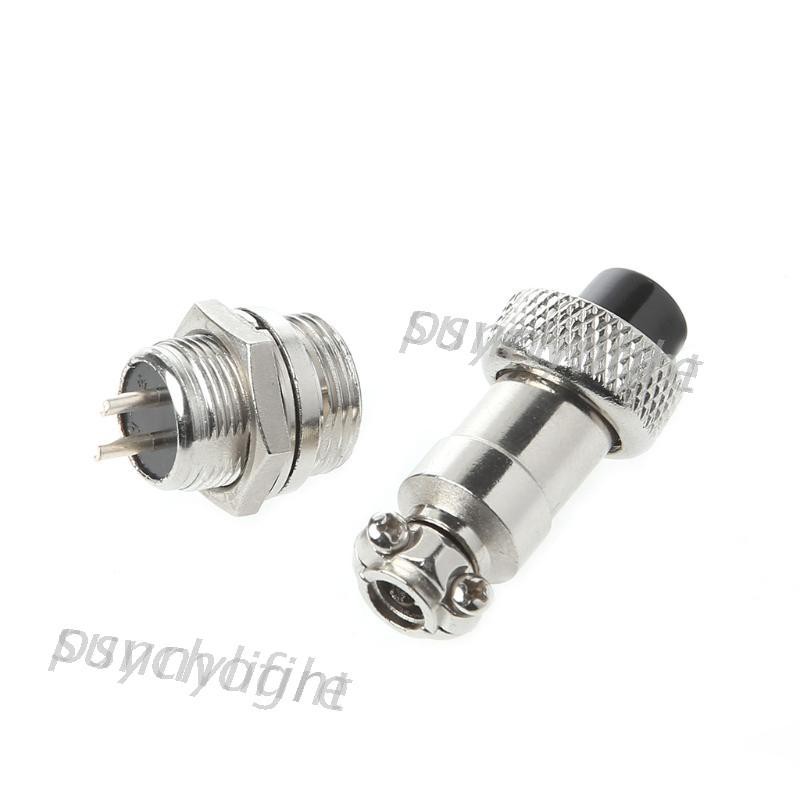 Bộ Đầu Nối Dây Điện 12mm 2/3/4/5/6 chân GX12