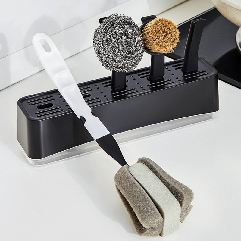 Set 6 Cọ Vệ Sinh Nhà Bếp Có Giá Đỡ Tiện Lợi