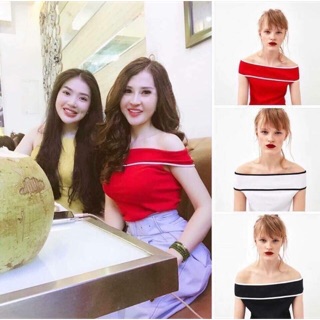 Áo trễ vai zara