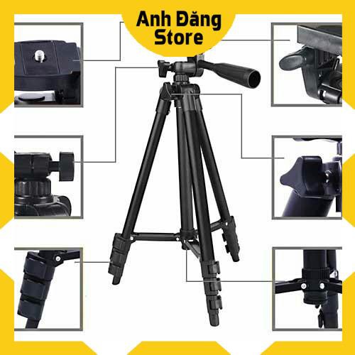 Chân giá đỡ điện thoại, gậy tripod chụp ảnh đa năng 3120