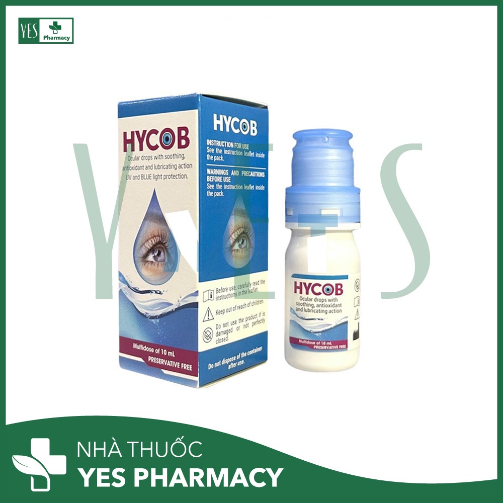 Dung dịch nhỏ mắt Hycob Italia 10ml - Nhà thuốc Yes Pharmacy