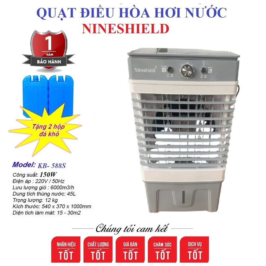 QUẠT ĐIỀU HOÀ HƠI NƯỚC HS-558A/ HS-35A/ HS35A QUẠT TÍCH ĐIỆN KM F-0166 CỔNG USB