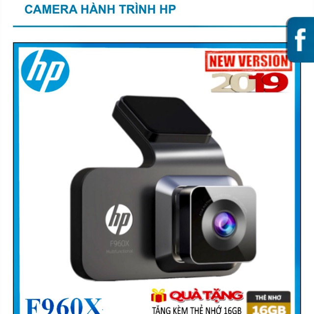 Camera hành trình HP F960x - Thương hiệu USA