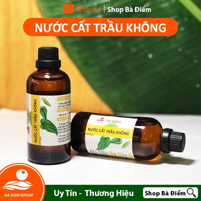 Nước Cất Trầu Không Cho Bé Trị Rôm Sảy, Súc Miệng Hết Đau Răng, Giảm Viêm Nướu - Shop Bà Điểm