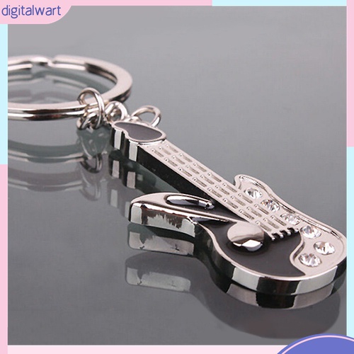 Móc Khóa Hình Đàn Ghita Mini Đính Đá Thời Trang