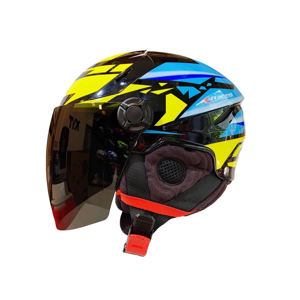 Kính mũ 1/2 KYT TIGERJET