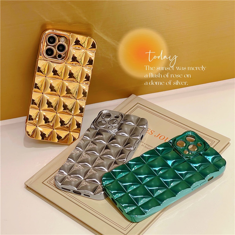 Ốp Điện Thoại Silicon Họa Tiết Kẻ Sọc Sang Trọng Chống Rơi Cho iPhone 13 Pro MAX 12 Pro MAX 11 Pro MAX X XR XS MAX 11