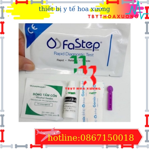 [Chính Hãng] Que Thử Nhanh HIV Tại Nhà FASTEP HIV 1/2 1 kit chính xác 99,9%