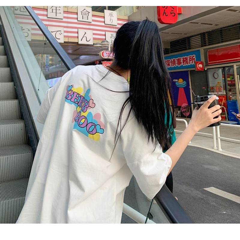 Áo thun tay lỡ nam nữ, áo phông unisex form rộng chất cotton mát mịn thấm hút mồ hôi in hình DESI | BigBuy360 - bigbuy360.vn