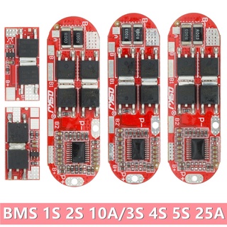 Bảng mạch bảo vệ pin li-ion 1s 2s 10a 3s 4s 5s 25a bms 18650 li-ion