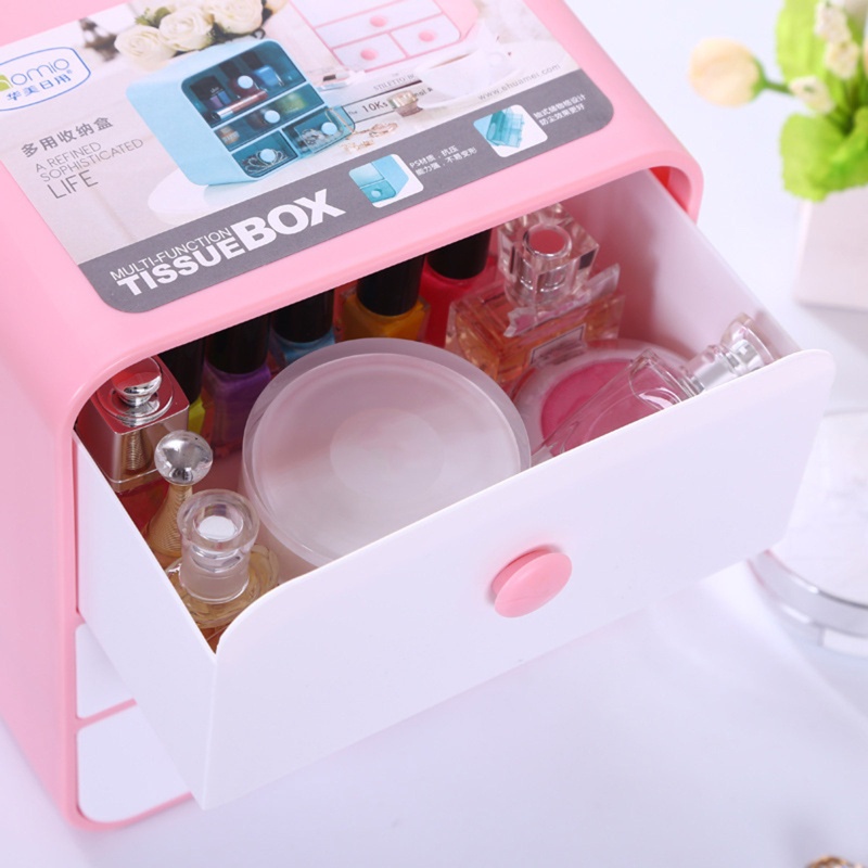 Vỏ Giấy Đựng Mỹ Phẩm / Trang Sức Để Bàn Phong Cách Thời Trang