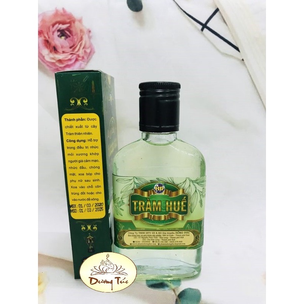 Dầu Tràm Huế 100ml Nhãn Hiệu Hồng Đức (Nhãn Xanh)
