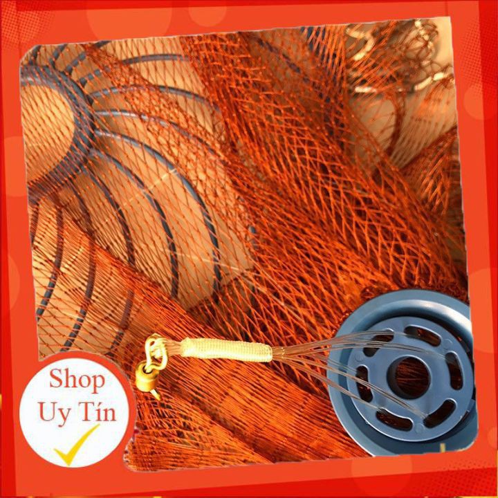 [Thương Hiệu] Chài Dù Đánh Cá Chài Rút Đĩa Bay UFO Sợi Dù Thái Lan Cao Cấp Đủ Size