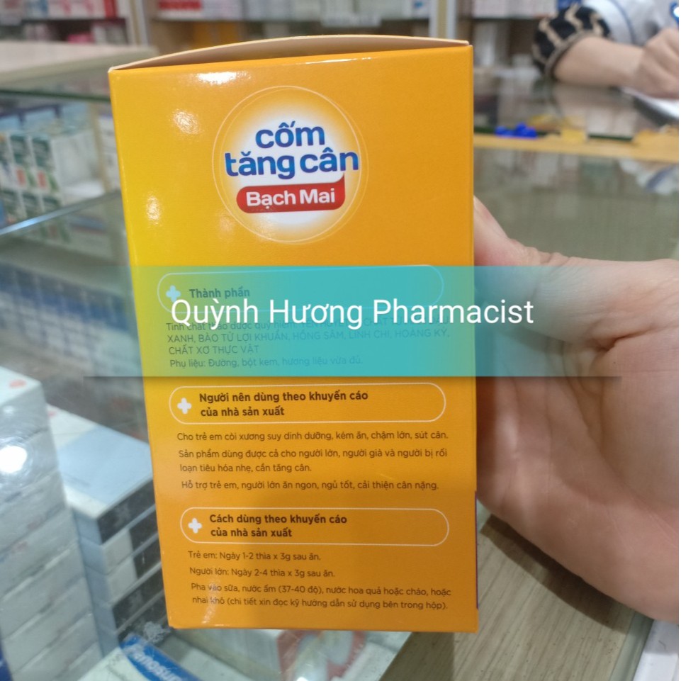 CỐM TĂNG CÂN BẠCH MAI ( hàng có tem xác thực sản phẩm,date mới nhất )