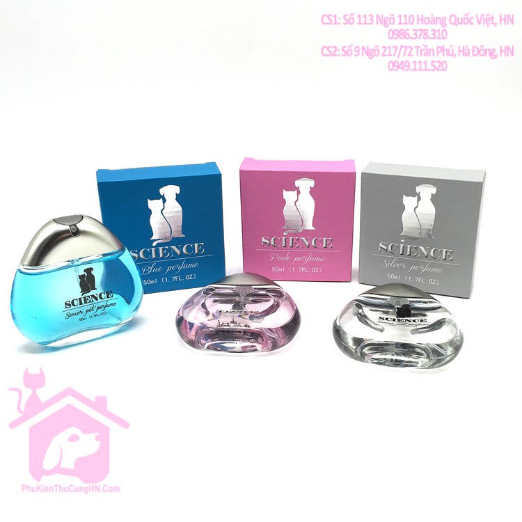 Nước Hoa SCIENCE Pet Perfume dành cho thú cưng - Phụ kiện chó mèo Pet shop Hà Nội