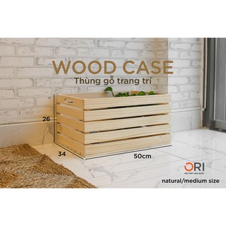 KHAY GỖ TRANG TRÍ WOOD CASE - HÀNG XUẤT KHẨU HÀN QUỐC - SIZE L