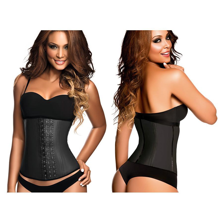 Đai nịt bụng- Gen nịt bụng- Latex AnnChery mã 2021 màu đen 3 nấc cài