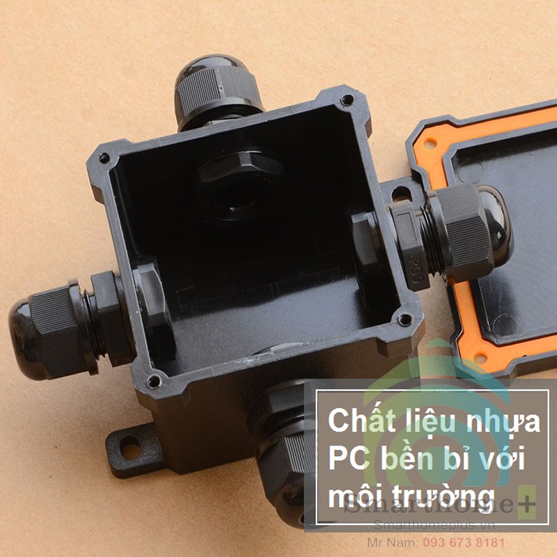 Hộp Cút Nối Dây Điện 4 Đầu Chống Nước IP68 CN804B