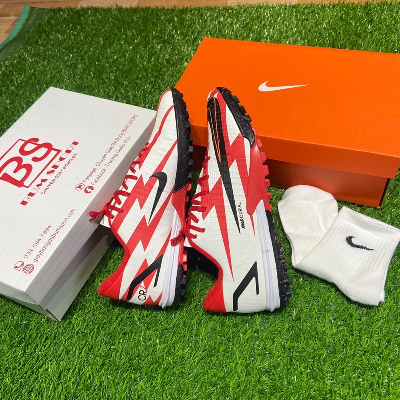 Giày đá banh cỏ nhân tạo Mercurial vapor 14  đế mềm – BUMSPORT