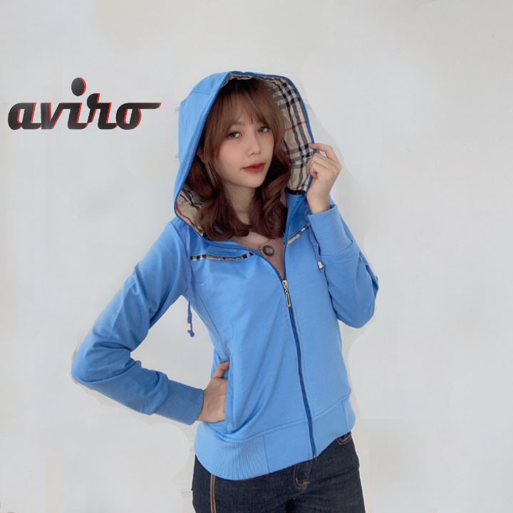 Áo Khoác Nữ Phối Caro Đẹp VV Hồng Diệp